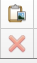 Paste and delete icon